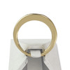 Bague d'occasion or 750 jaune saphirs diamant - vue V3
