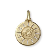 Pendentif d'occasion or 750 jaune scorpion