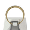 Bague demi tour d'occasion or 750 jaune diamants - vue V3