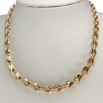 Collier d'occasion or 750 rose maille fantaisie 42 cm - vue 2