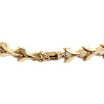 Collier d'occasion or 750 rose maille fantaisie 42 cm - vue 3