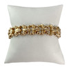 Bracelet d'occasion or 750 rose maille fantaisie 20 cm - vue V1