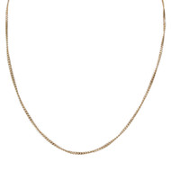 Chaîne d'occasion or 585 jaune maille gourmette 52,5 cm