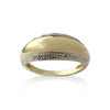 Bague d'occasion or 750 2 tons diamants - vue V1