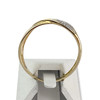Bague d'occasion or 750 2 tons diamants - vue V3