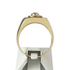 Bague d'occasion or 750 2 tons rubis diamants - vue V3