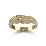 Second-hand 750 yellow gold ring