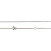 Collier or 750 blanc maille jaseron diamants 45 cm - vue V3
