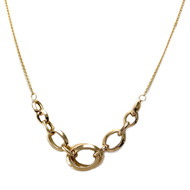 Collier d'occasion or 750 jaune maille jaseron 43 cm