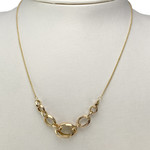 Collier d'occasion or 750 jaune maille jaseron 43 cm - vue 2