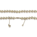 Collier choker d'occasion or 750 jaune perles de culture du japon 46 cm - vue 3