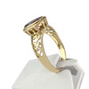 Bague d'occasion or 750 jaune améthyste - vue V2