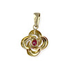 Pendentif d'occasion or 750 jaune rubis - vue V2