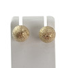Boucles d'oreilles clous d'occasion or 375 jaune boules - vue V1