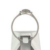 Bague d'occasion or 375 blanc diamants - vue V3