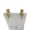 Boucles d'oreilles clous d'occasion or 375 jaune - vue V3