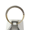 Bague d'occasion or 750 2 tons diamants - vue V3