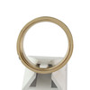 Tweedehands ring van 3 soorten goud 750 diamanten - afbeelding V3