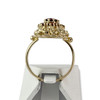 Bague d'occasion or 750 jaune grenats - vue V3