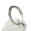 Bague d'occasion or 375 blanc diamants noirs et blancs - vue V2