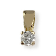 Pendenitf d'occasion or 750 jaune diamant