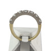 Bague d'occasion 2 ors 750 diamants synthetiques - vue V3