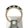 Bague d'occasion or 750 jaune saphirs - vue V3