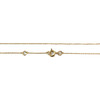 Collier d'occasion or 375 2 tons maille forçat zirconias 42,5 cm - vue V3