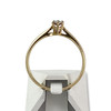 Bague d'occasion or 750 2 tons diamants - vue V3