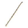 Bracelet d'occasion or 750 2 tons maille fantaisie 20 cm - vue V2