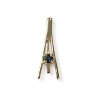 Pendentif d'occasion or 750 jaune saphir