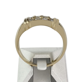 Bague d'occasion or 750 jaune diamants