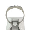 Chevalière d'occaison or 375 blanc diamant - vue V3