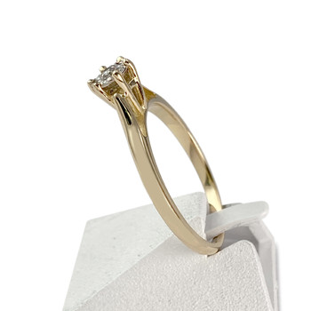 Bague d'occasion or 750 2 tons diamants