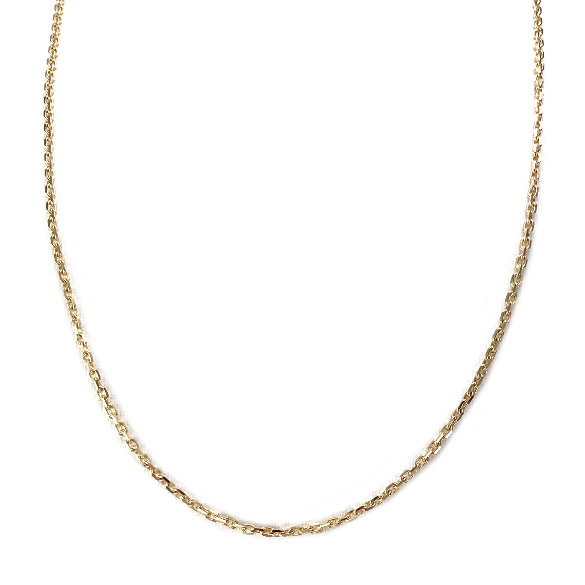 Tweedehands 750 geelgouden ketting 50 cm