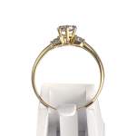 Bague d'occasion or 750 2 tons diamants - vue 3