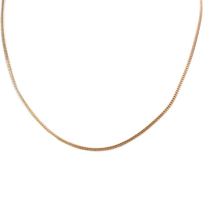 Secondhand gold chain 750 yellow chainmail 43 cm