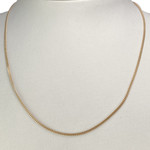 Secondhand gold chain 750 yellow gourmette mesh 43 cm - view 2