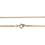 Secondhand gold chain 750 yellow gourmette mesh 43 cm - view 3