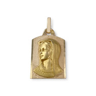 Médaille vierge d'occasion or 750 2 tons