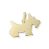 Pendentif chien d'occasion or 750 jaune - vue V2
