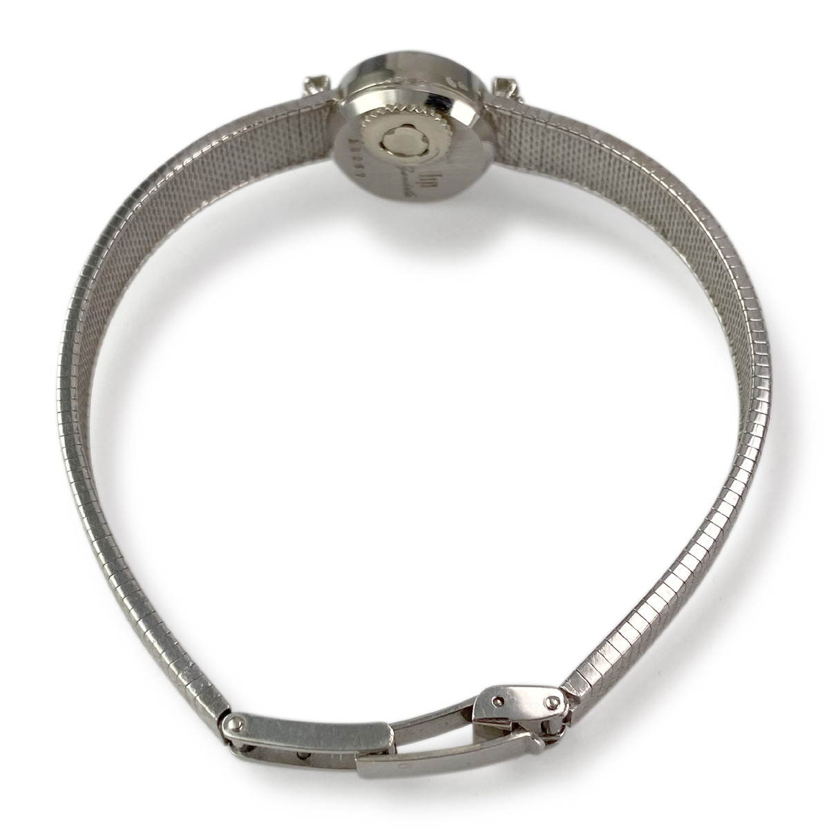 Tweedehands Lip-horloge van 750 witgoud met diamanten - afbeelding 2