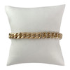 Bracelet d'occasion or 750 jaune maille gourmette 19 cm - vue V1