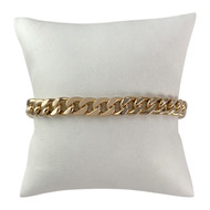 Bracelet d'occasion or 750 jaune maille gourmette 19 cm