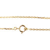 Collier d'occasion or 750 jaune maille forçat améthystes péridots 41,5 cm - vue V3