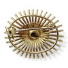 Broche d'occasion or 750 jaune perle de tahiti - vue V2