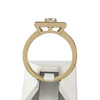 Bague d'occasion or 750 jaune diamants - vue V3