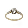 Soltaire d'occasion 2 ors 750 diamant - vue V1