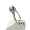 Solitaire d'occasion or 750 blanc diamant - vue V2