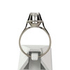 Solitaire d'occasion or 750 blanc diamant - vue V3